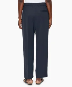 Dames Zenggi Broeken*Chino Japanese Crepe Relaxed Donker Blauw