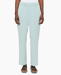 Dames Zenggi Broeken*Chino Japanese Crepe Relaxed Licht Groen