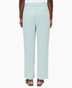 Dames Zenggi Broeken*Chino Japanese Crepe Relaxed Licht Groen