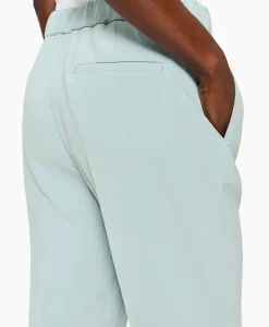 Dames Zenggi Broeken*Chino Japanese Crepe Relaxed Licht Groen