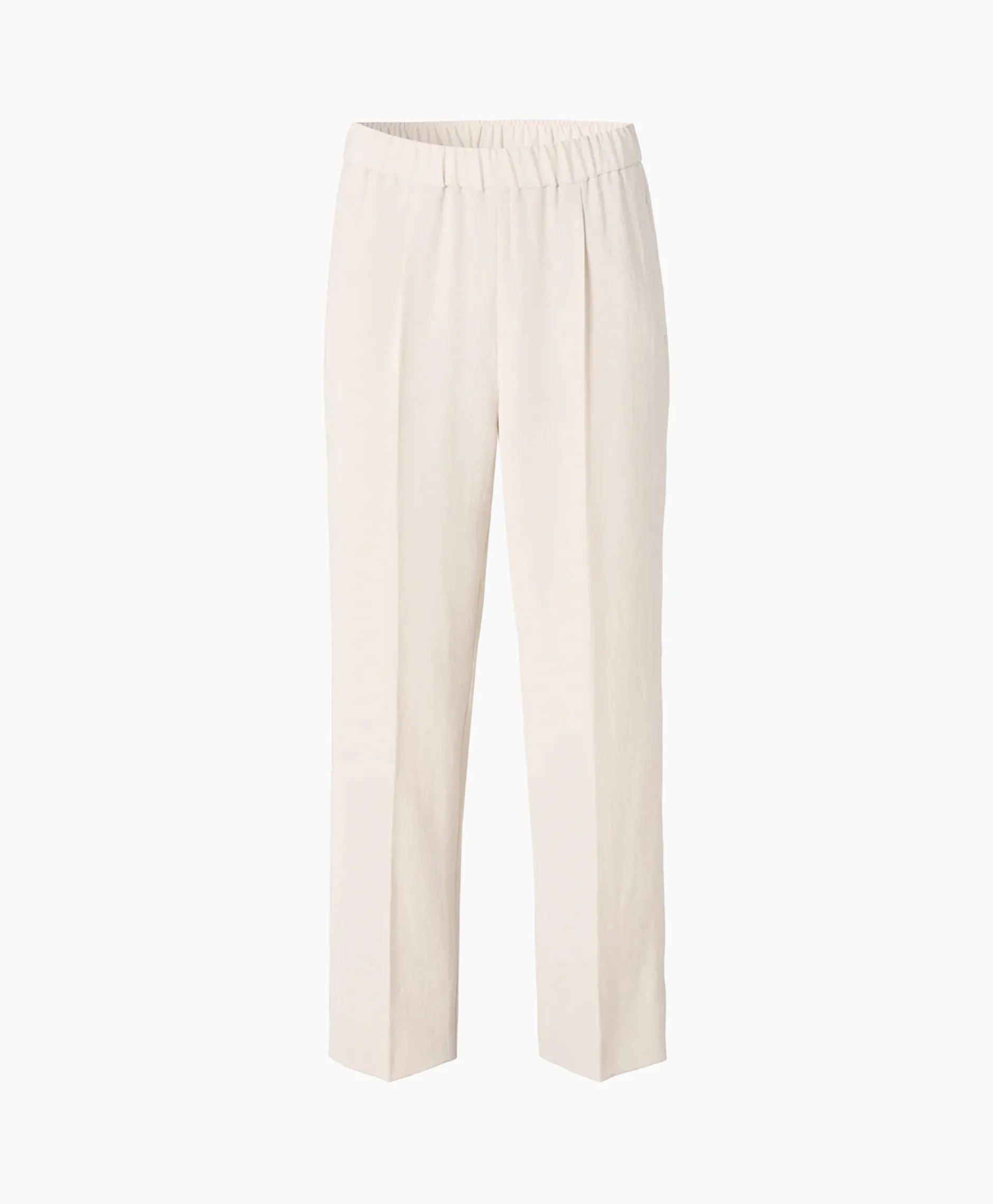 Dames Zenggi Broeken*Chino Japanese Crepe Relaxed Off White