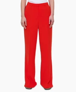 Dames Zenggi Broeken*Pantalon Techno Silk Rood