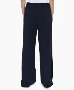Dames Zenggi Broeken*Pantalon Techno Silk Donker Blauw