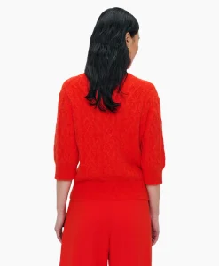 Dames Zenggi Truien*Top Cable Rood