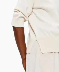 Dames Zenggi T-Shirts & Tops*Top Relaxed Short Sleeve Off White