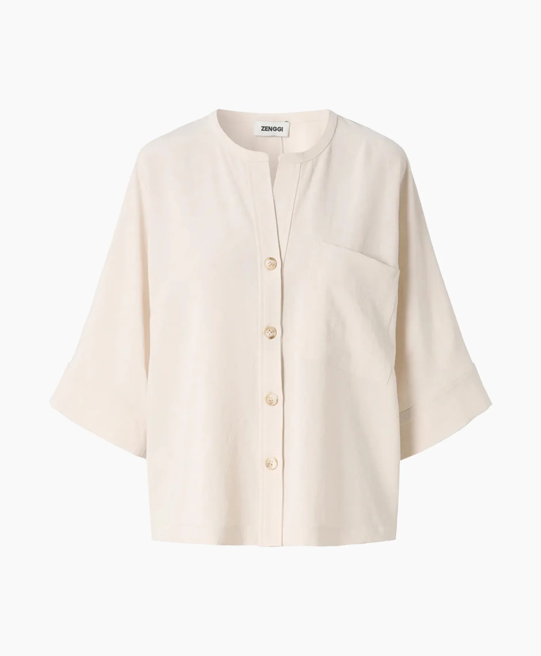 Dames Zenggi Tunieken*Tuniek Easy Top Off White