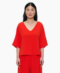 Dames Zenggi Tunieken*Tuniek V-Neck Rood