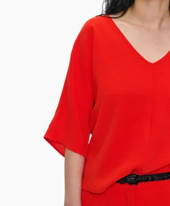Dames Zenggi Tunieken*Tuniek V-Neck Rood